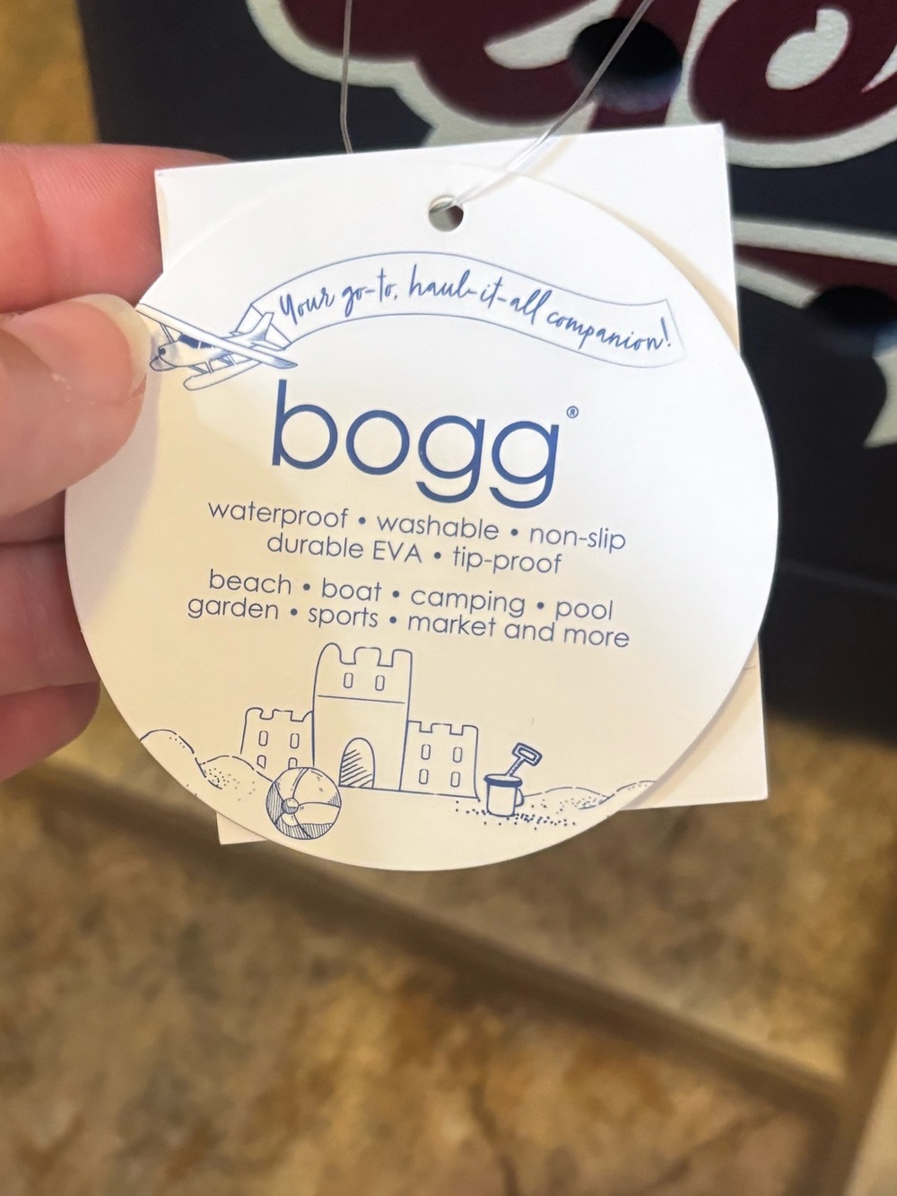 NWT *Bundle* Bitty Bogg “Go Sports” Bag and “sports” Bogg Bit. - Picture 4 of 8